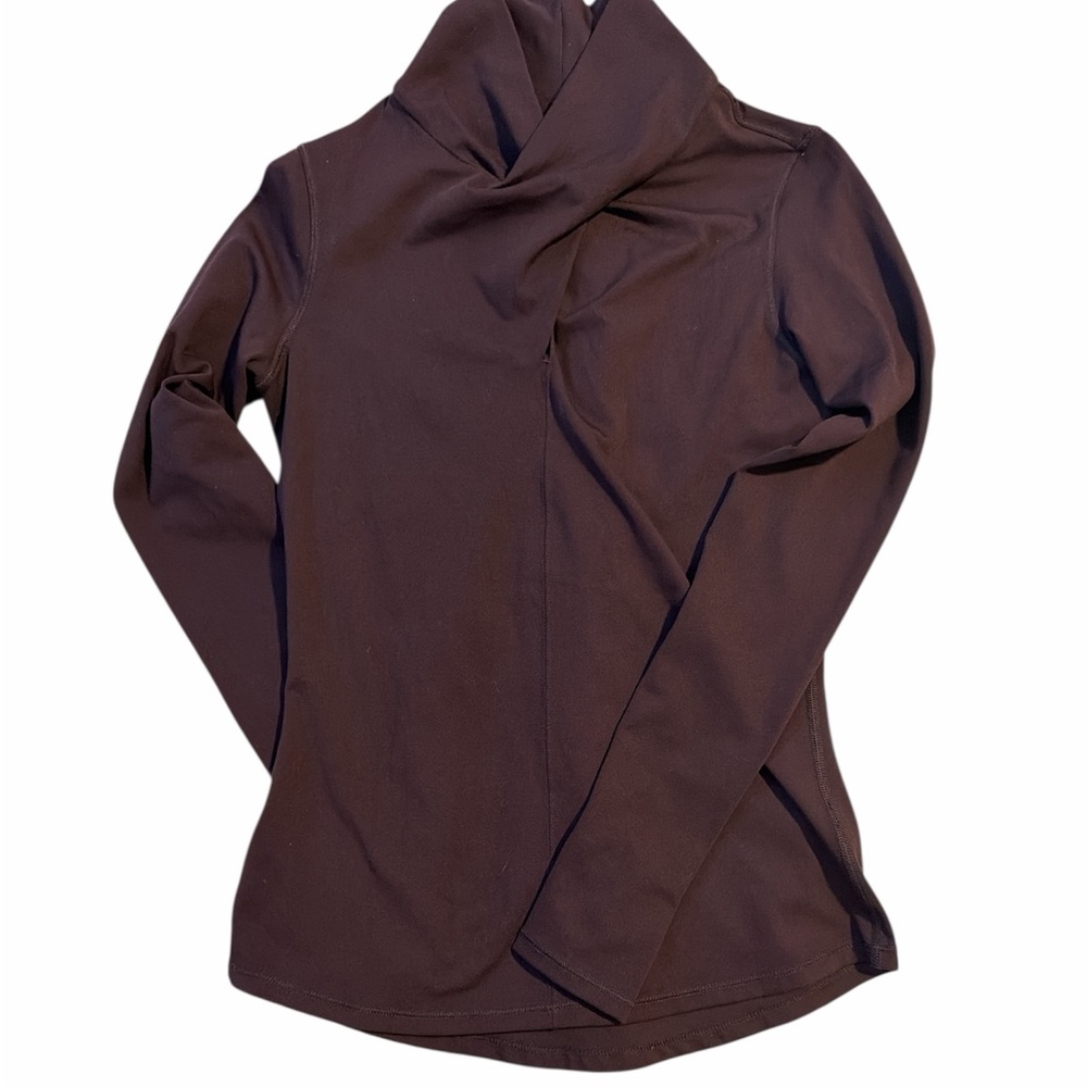 Yogalicious Lux Purple Long Sleeve Wrap Nexl Sz XS top